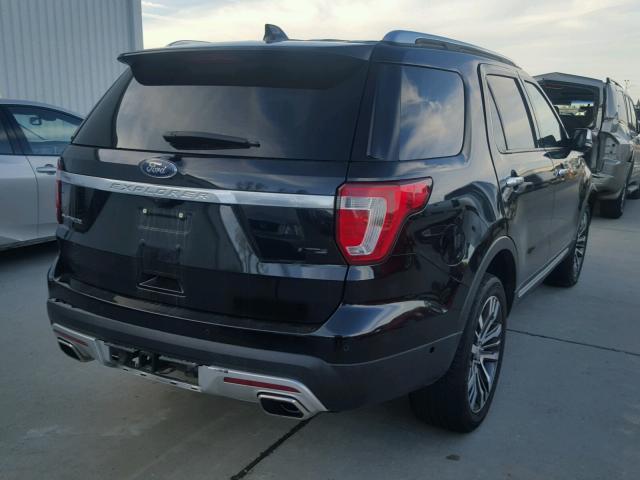 1FM5K8HT3GGA75639 - 2016 FORD EXPLORER P BLACK photo 4