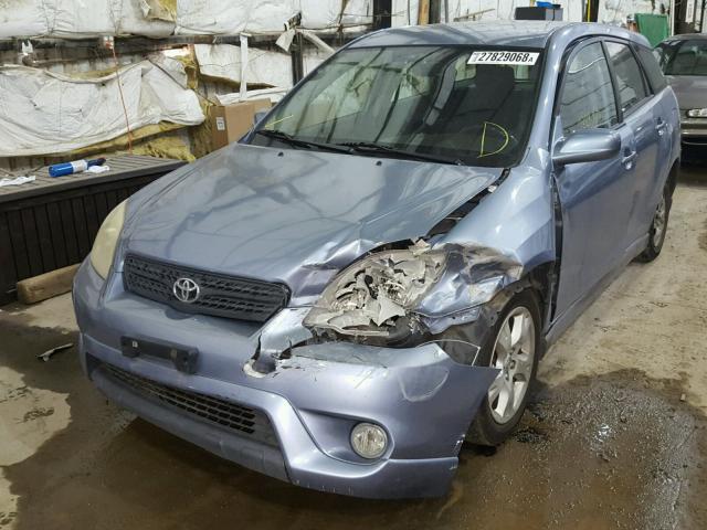 2T1KR32E85C507797 - 2005 TOYOTA COROLLA MA BLUE photo 2