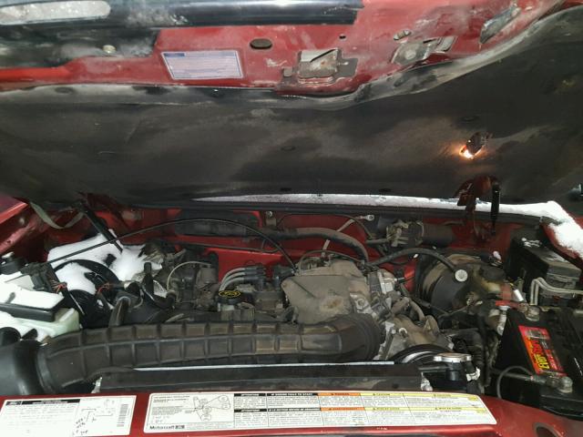 1FMDU34X2VZA38164 - 1997 FORD EXPLORER RED photo 7