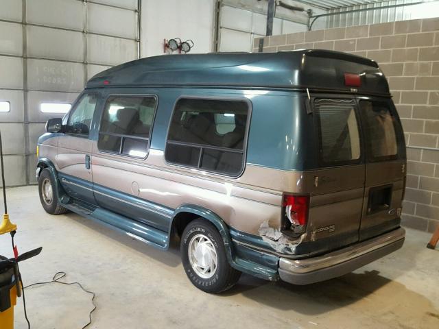 1FDEE14L8VHA46147 - 1997 FORD ECONOLINE GREEN photo 3