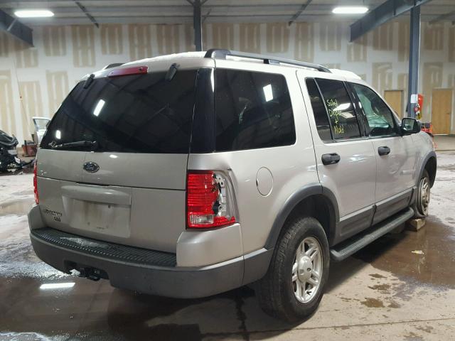 1FMZU73K93UC15628 - 2003 FORD EXPLORER X SILVER photo 4