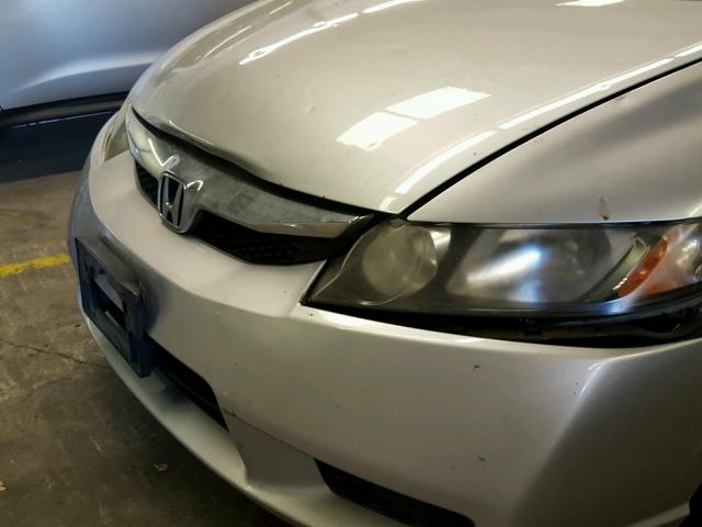 2HGFA1F62AH530218 - 2010 HONDA CIVIC SILVER photo 9