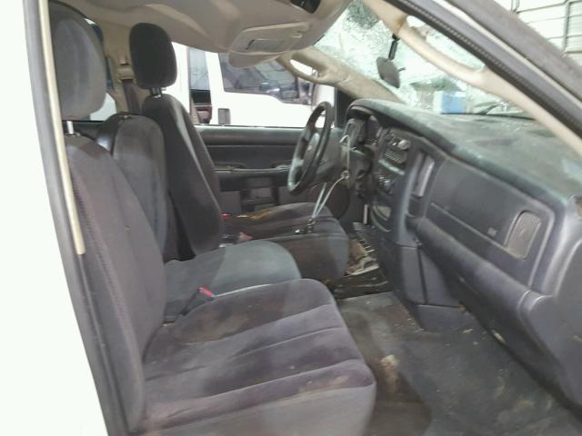 3D7KR28C75G713382 - 2005 DODGE RAM 2500 S WHITE photo 5