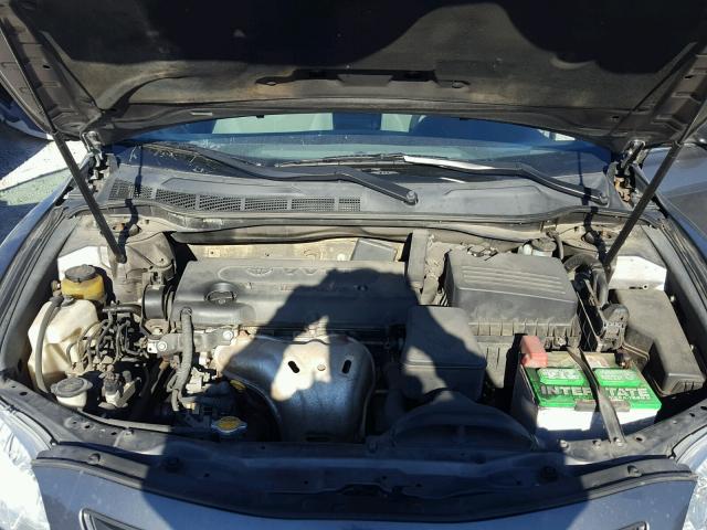 4T4BE46K69R098307 - 2009 TOYOTA CAMRY BASE GRAY photo 7