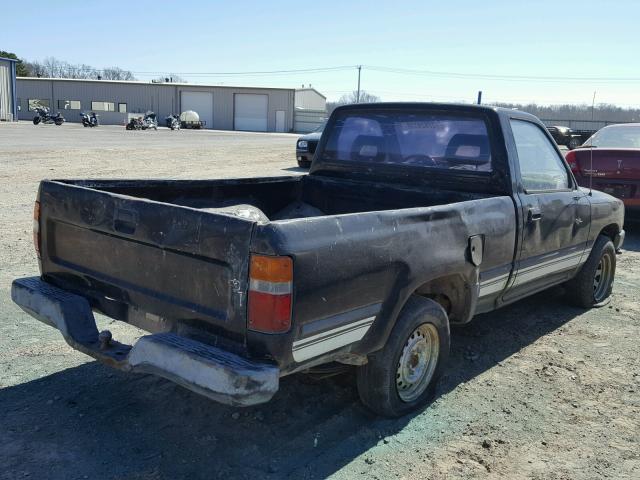 JT4RN81A7M0066470 - 1991 TOYOTA PICKUP 1/2 BLACK photo 4