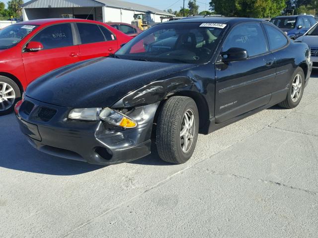 1G2WP12K9YF336284 - 2000 PONTIAC GRAND PRIX BLACK photo 2