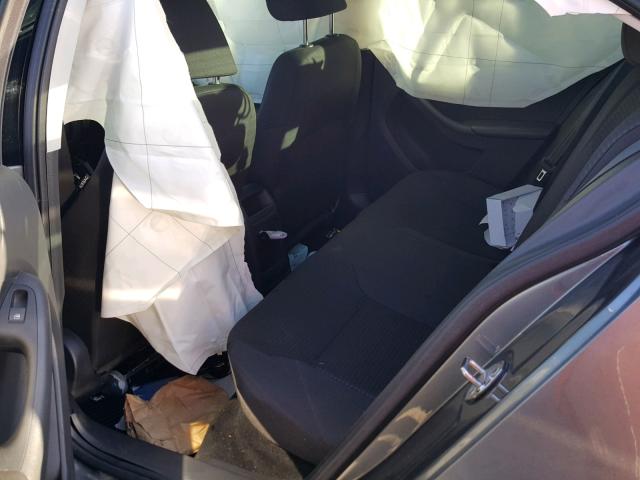 3VW1K7AJ4FM236720 - 2015 VOLKSWAGEN JETTA BASE 灰色 照片 6