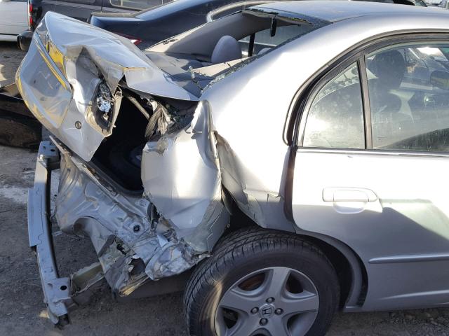 2HGES26715H517196 - 2005 HONDA CIVIC EX ვერცხლისფერი ფოტო 9