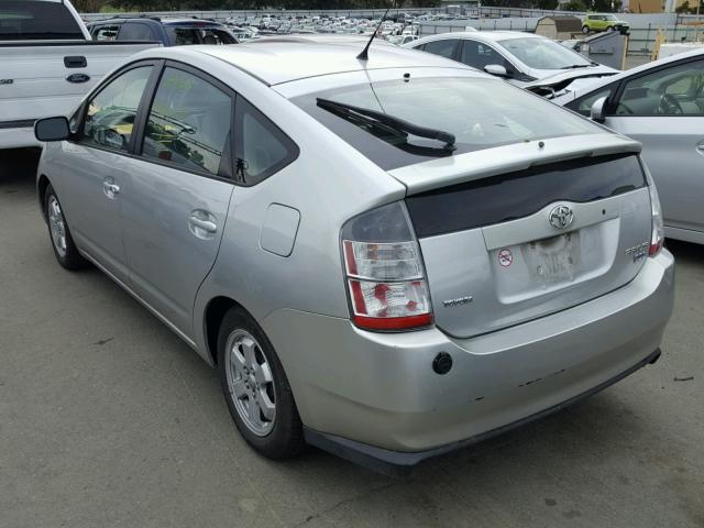 JTDKB20U740003114 - 2004 TOYOTA PRIUS SILVER photo 3