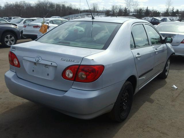 2T1BR32EX7C715425 - 2007 TOYOTA COROLLA CE SILVER photo 4