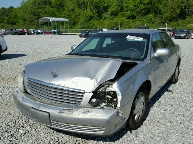 1G6KD54Y15U265197 - 2005 CADILLAC DEVILLE GRAY photo 2