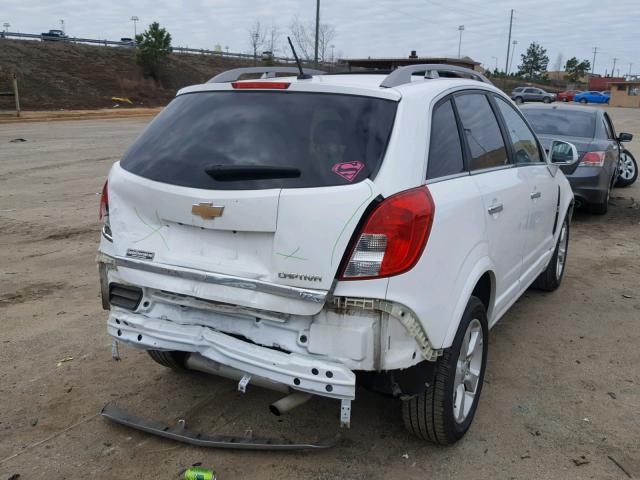 3GNAL4EK1DS549287 - 2013 CHEVROLET CAPTIVA LT WHITE photo 4