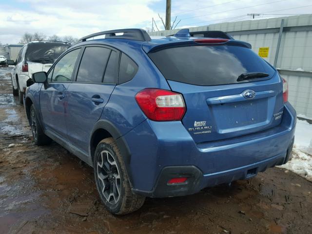 JF2GPANCXG8222898 - 2016 SUBARU CROSSTREK BLUE photo 3