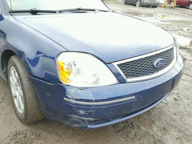 1FAFP27145G179969 - 2005 FORD FIVE HUNDR BLUE photo 9