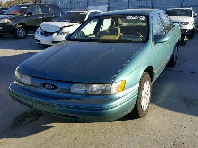 1FALP524XPG298845 - 1993 FORD TAURUS GL GREEN photo 2