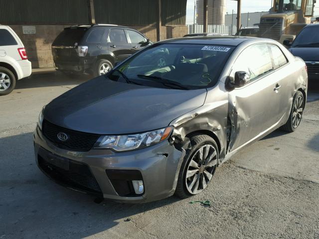 KNAFW6A30B5433163 - 2011 KIA FORTE SX GRAY photo 2