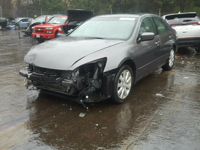 1HGCM66506A063482 - 2006 HONDA ACCORD EX GRAY photo 2