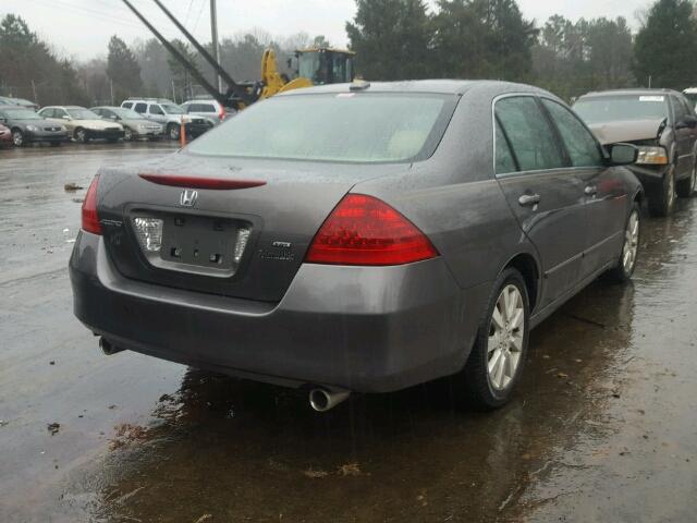 1HGCM66506A063482 - 2006 HONDA ACCORD EX GRAY photo 4