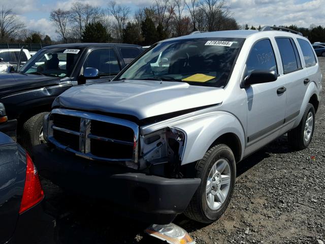 1D4HB38N35F613915 - 2005 DODGE DURANGO ST SILVER photo 2