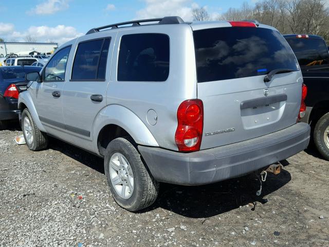 1D4HB38N35F613915 - 2005 DODGE DURANGO ST SILVER photo 3