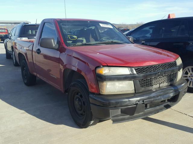 1GCCS148158215747 - 2005 CHEVROLET COLORADO MAROON photo 1