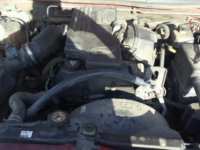 1GCCS148158215747 - 2005 CHEVROLET COLORADO MAROON photo 7