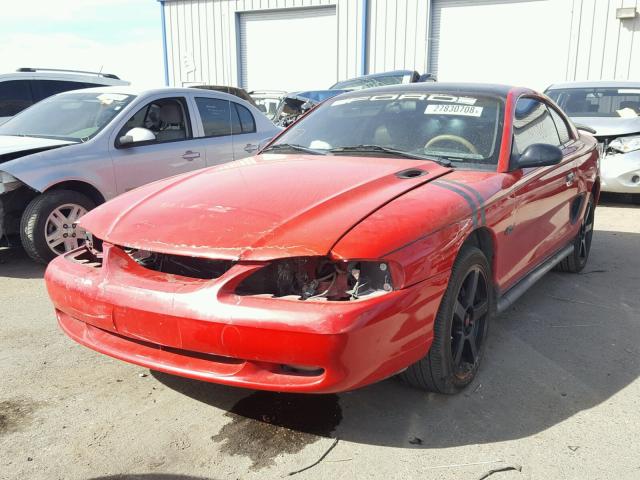 1FALP42X7TF137194 - 1996 FORD MUSTANG GT RED photo 2
