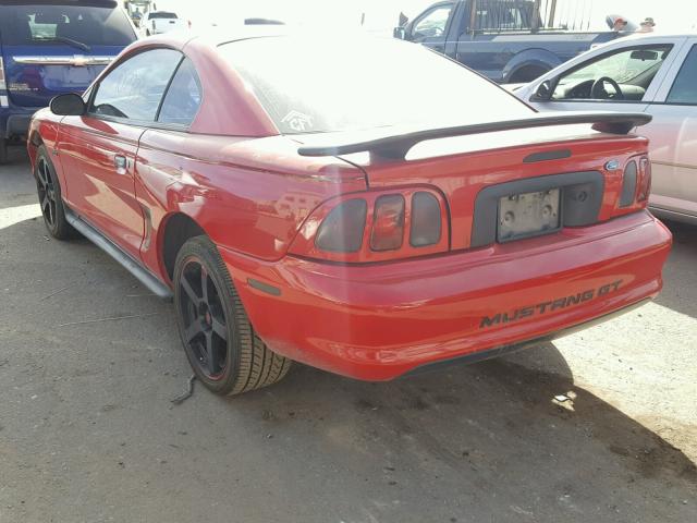 1FALP42X7TF137194 - 1996 FORD MUSTANG GT RED photo 3