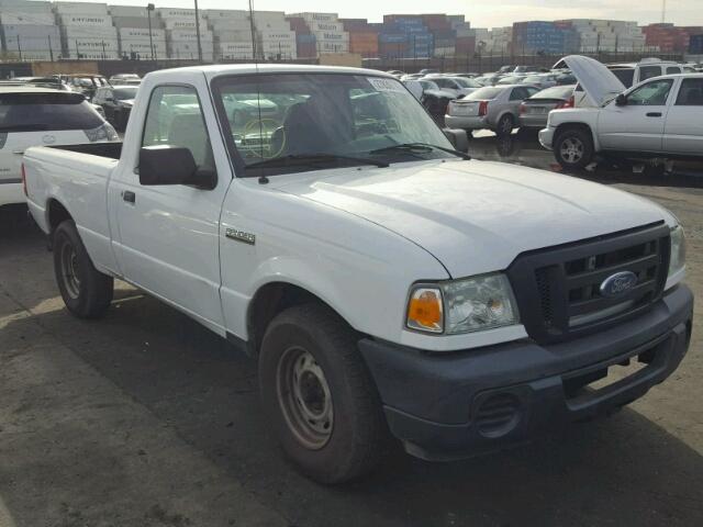 1FTYR10D69PA34451 - 2009 FORD RANGER WHITE photo 1