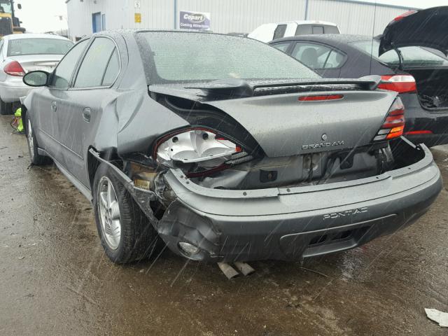 1G2NG52E53M564073 - 2003 PONTIAC GRAND AM S 灰色 照片 3