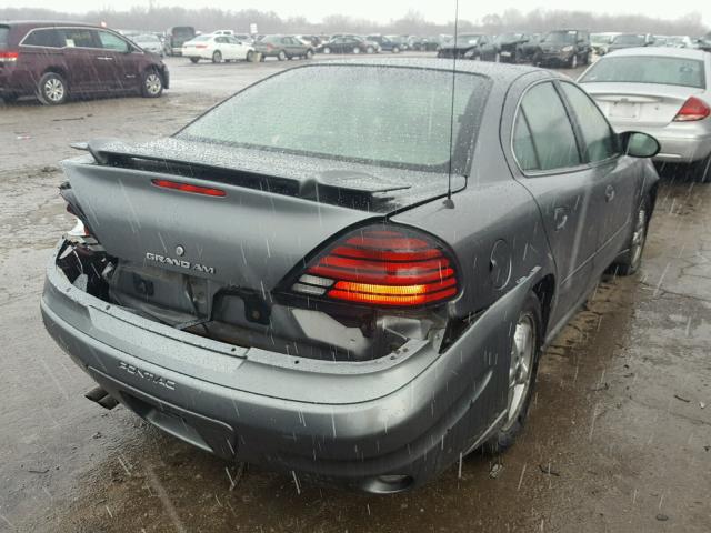 1G2NG52E53M564073 - 2003 PONTIAC GRAND AM S GRAY photo 4