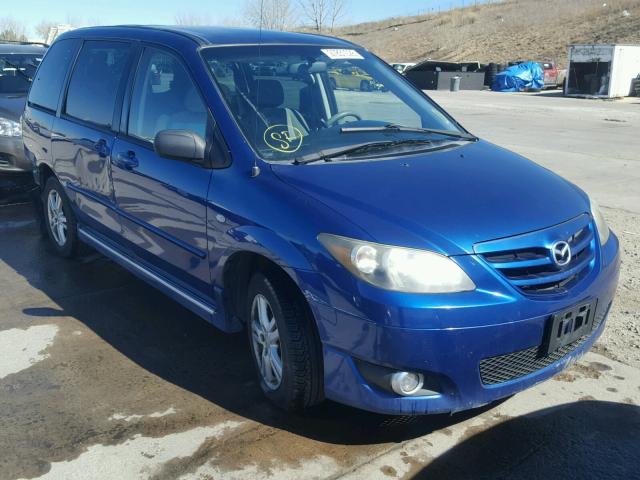 JM3LW28A140524078 - 2004 MAZDA MPV WAGON BLUE photo 1