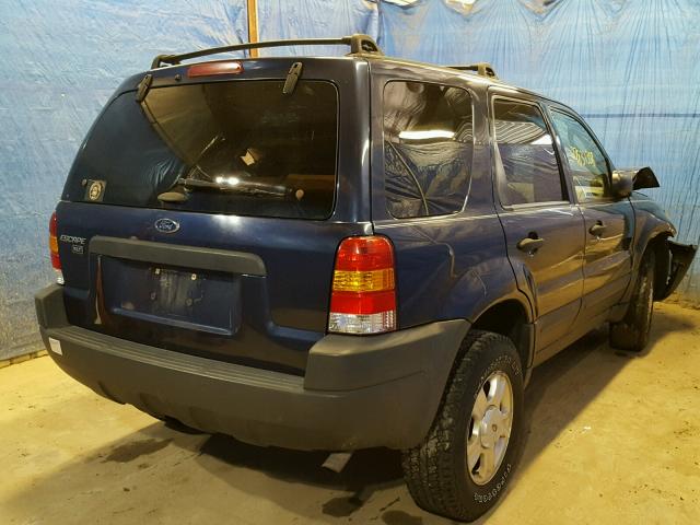 1FMYU93194DA14232 - 2004 FORD ESCAPE XLT BLUE photo 4