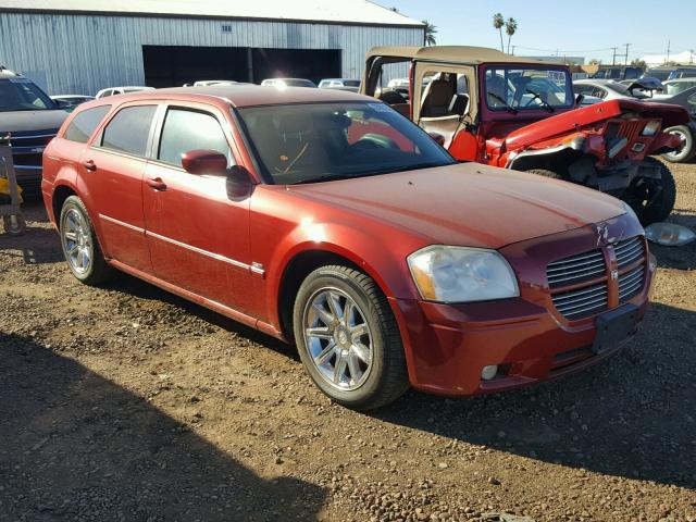 2D8GV58205H637025 - 2005 DODGE MAGNUM R/T BURGUNDY photo 1