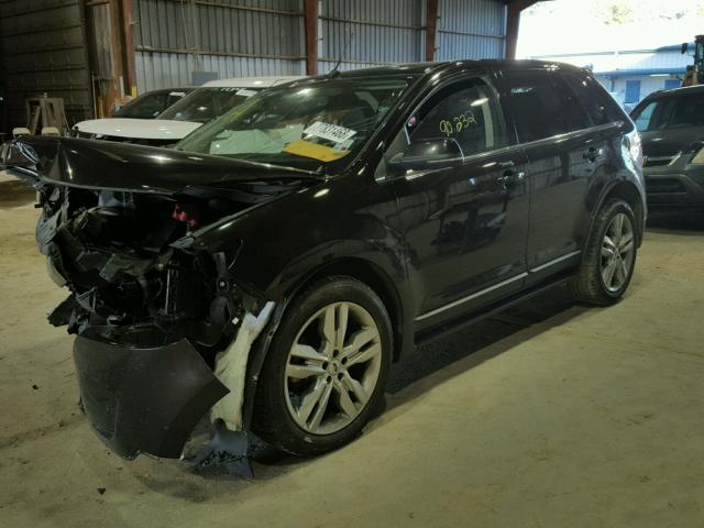 2FMDK3K94DBB41758 - 2013 FORD EDGE LIMIT BLACK photo 2