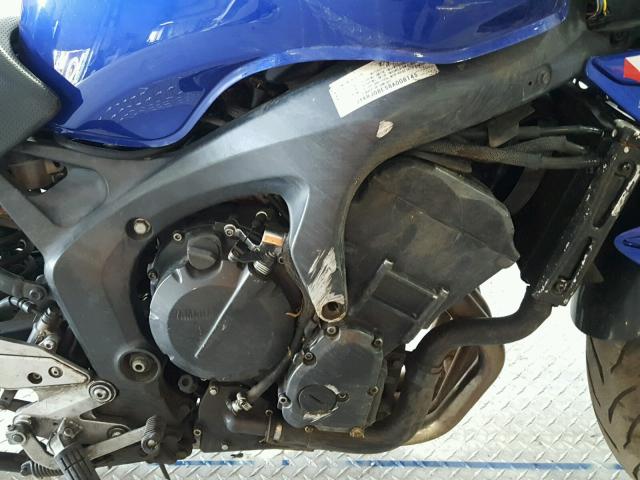 JYARJ08E56A008145 - 2006 YAMAHA FZ6 BLUE photo 7