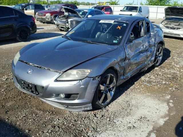 JM1FE17N640120944 - 2004 MAZDA RX8 SILVER photo 2