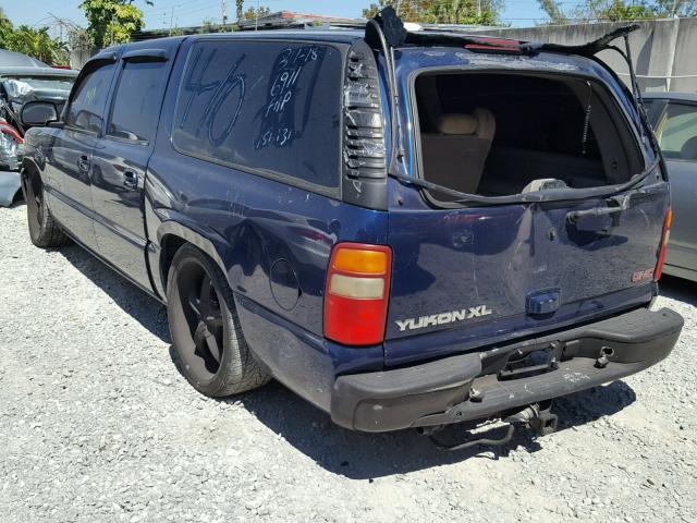 3GKEC16T2YG166911 - 2000 GMC YUKON XL C BLUE photo 3