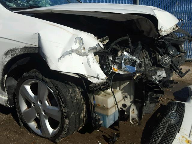 KNAFE121975008468 - 2007 KIA SPECTRA EX WHITE photo 9