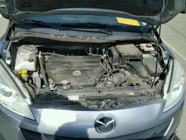 JM1CW2BL2C0115153 - 2012 MAZDA 5 SILVER photo 7