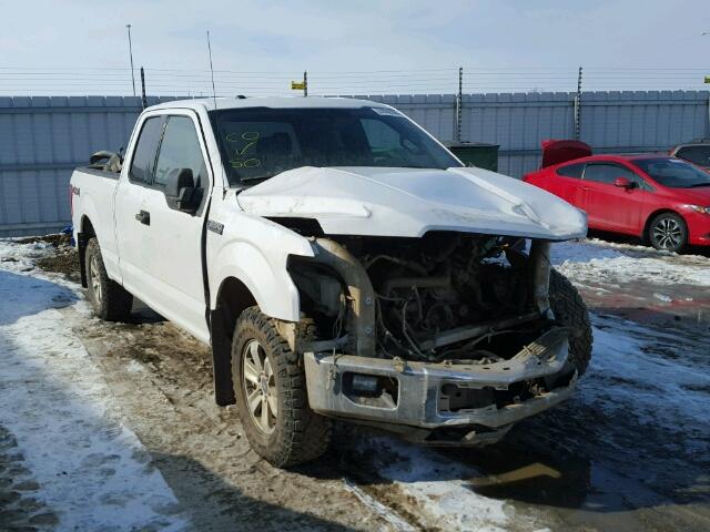 1FTFX1EF0FKD72489 - 2015 FORD F150 SUPER WHITE photo 1