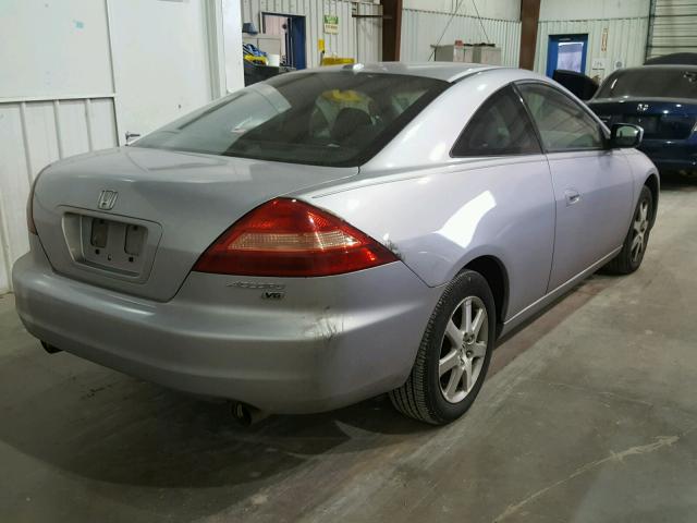 1HGCM82635A000207 - 2005 HONDA ACCORD EX SILVER photo 4