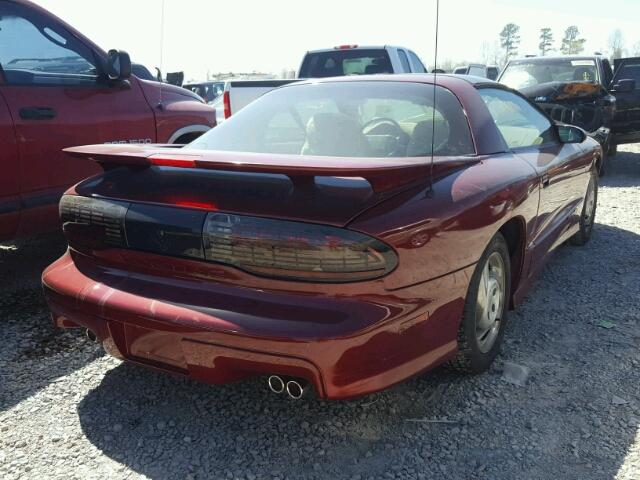 2G2FV22P4P2213662 - 1993 PONTIAC FIREBIRD F BURGUNDY photo 4