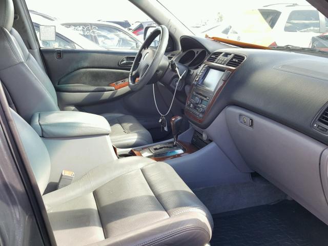 2HNYD18994H555332 - 2004 ACURA MDX TOURIN GRAY photo 5