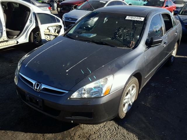 1HGCM56737A197237 - 2007 HONDA ACCORD EX BLUE photo 2