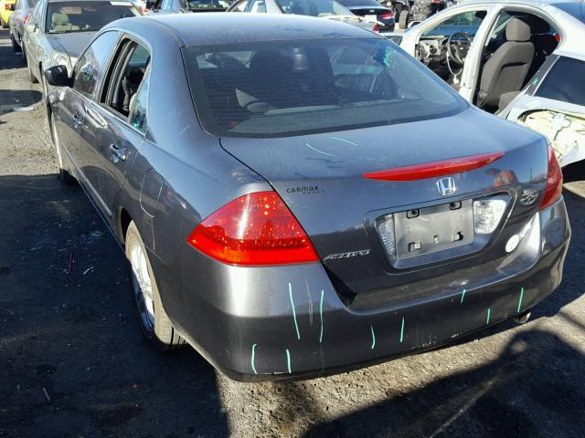 1HGCM56737A197237 - 2007 HONDA ACCORD EX BLUE photo 3