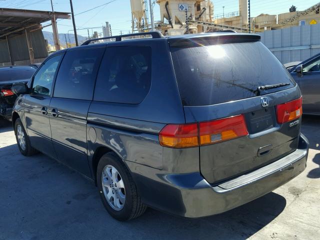 5FNRL18974B029414 - 2004 HONDA ODYSSEY EX GREEN photo 3