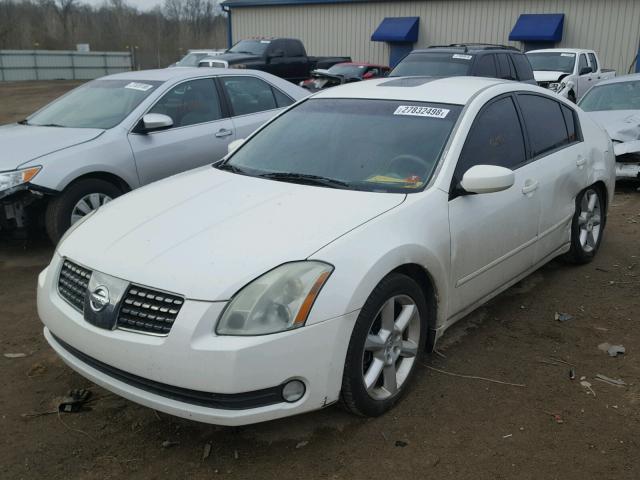 1N4BA41EX4C914435 - 2004 NISSAN MAXIMA SE WHITE photo 2