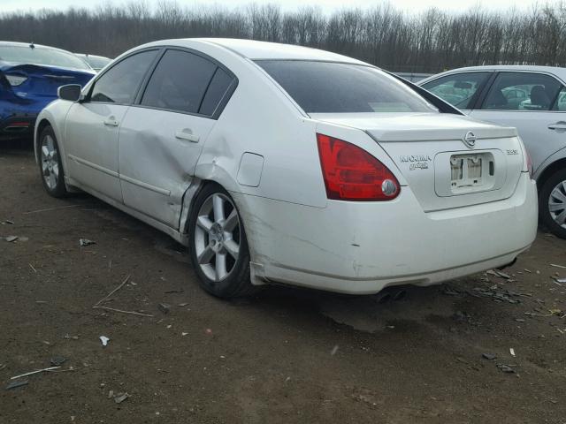 1N4BA41EX4C914435 - 2004 NISSAN MAXIMA SE WHITE photo 3