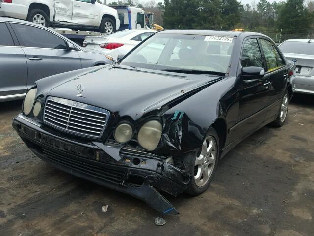 WDBJF65J32B414368 - 2002 MERCEDES-BENZ E 320 BLACK photo 2